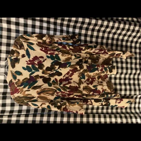 Relativity Tan with Abstract Floral Kimono Size S - Picture 7 of 7